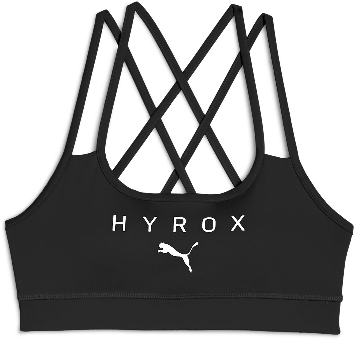 PUMA W PUMA x HYROX MOVE STRAPPY BRA Dames Sportbeha - Puma Black
