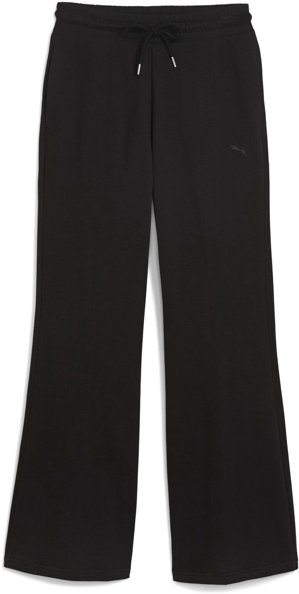 PUMA HER Comfort High-Waist Straight Pants FL op Dames Broek Puma Zwart