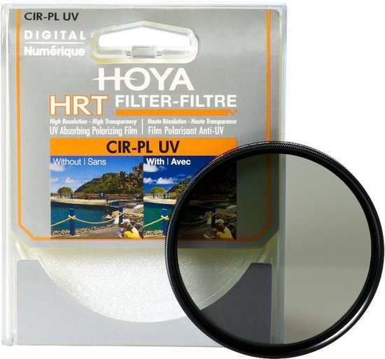 Hoya HRT Polarisatiefilter en UV-Coating 67mm