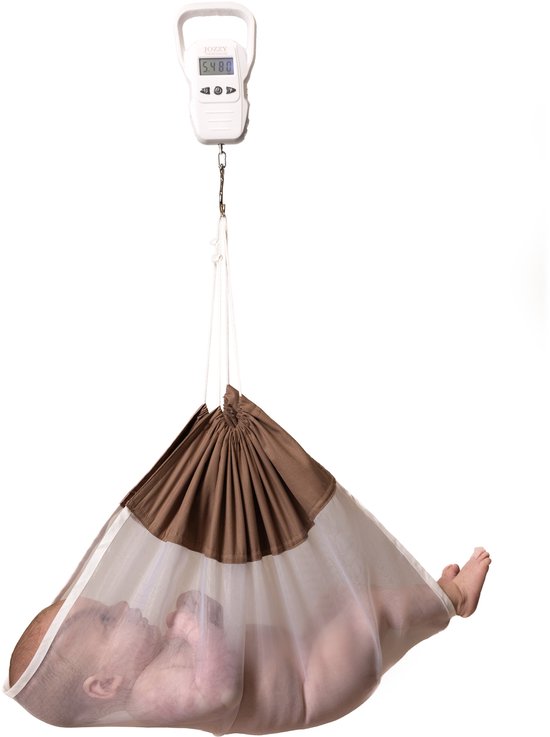 Jozzy-baby - Hangweegschaal - Baby weegschaal - Weegzak - LCD-display