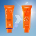 Vergelijking van twee Lancaster Sun Beauty tubes. Oude verpakking vs. nieuwe verpakking.