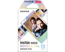 foto van Fujifilm Instax Mini Film - Mermaid Tail - Instant fotopapier - 1 x 10 stuks