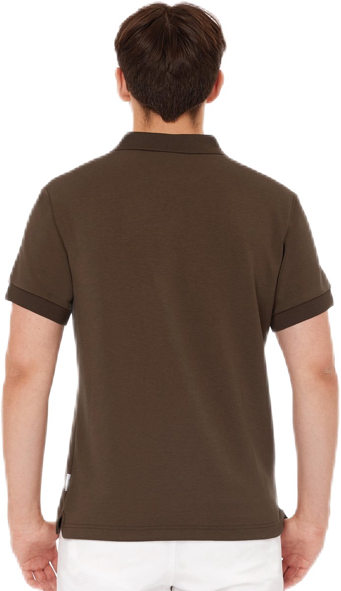 Func Factory mannen Polo Niel bruin maat L van Func Factory — afbeelding 2