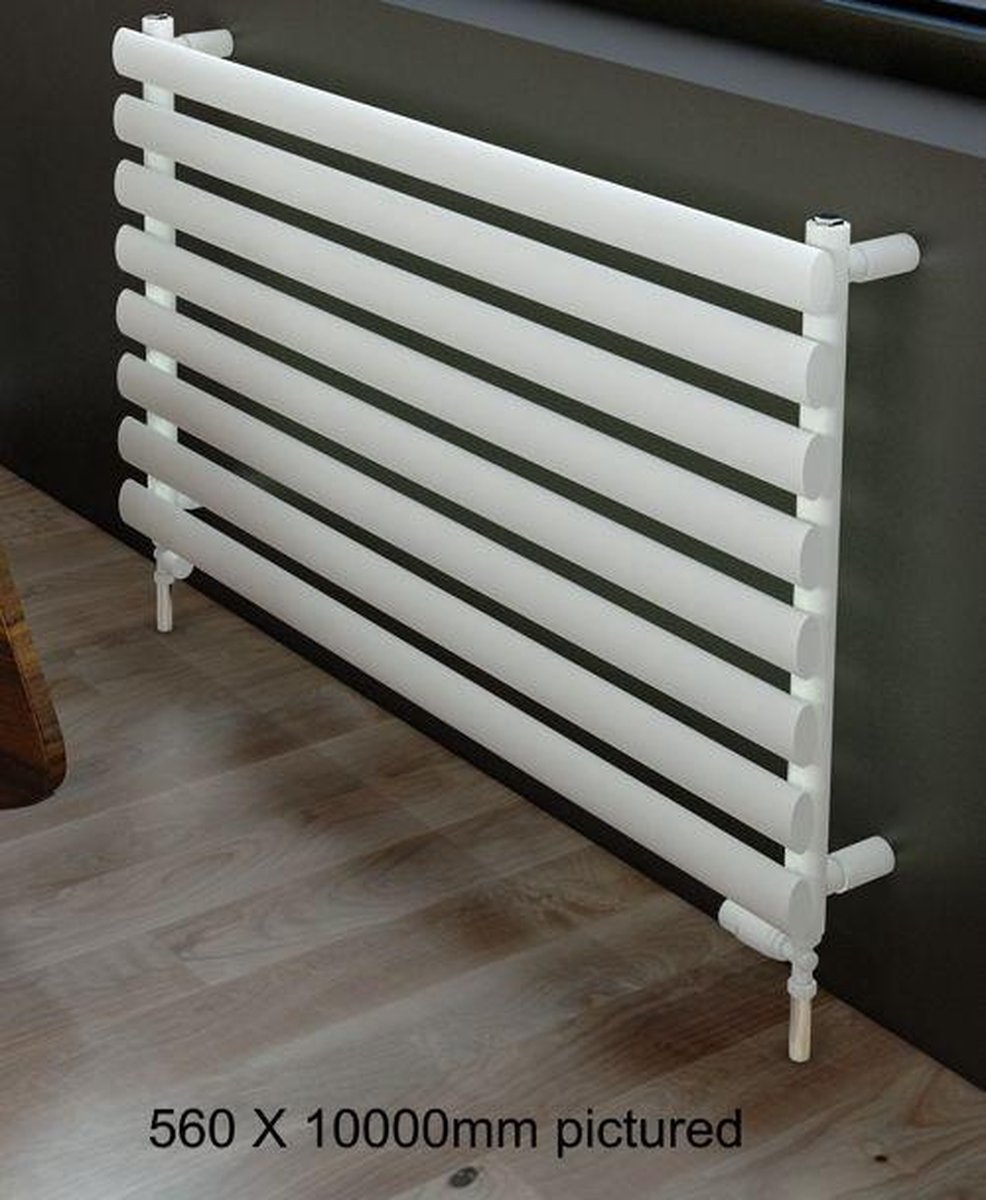 Eastbrook Tunstall handdoek ladder radiator mat zwart