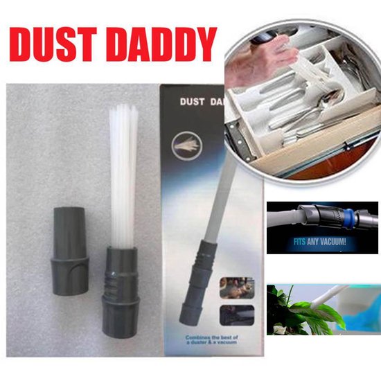 2 X Dust Daddy Vacuum Cleaner Universal Attachment