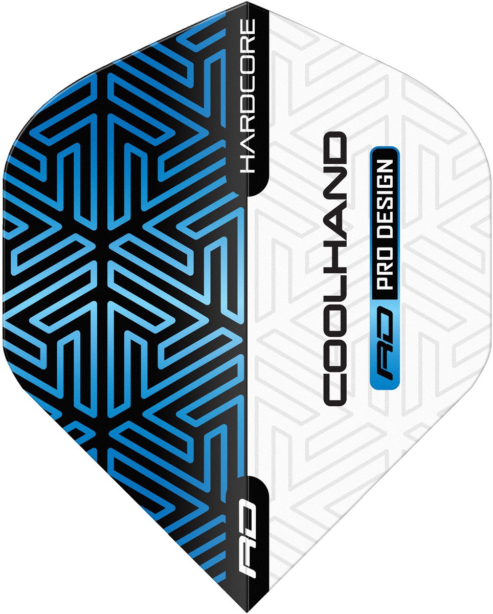Red Dragon Luke Humphries Hardcore Blue White - Dart Flights