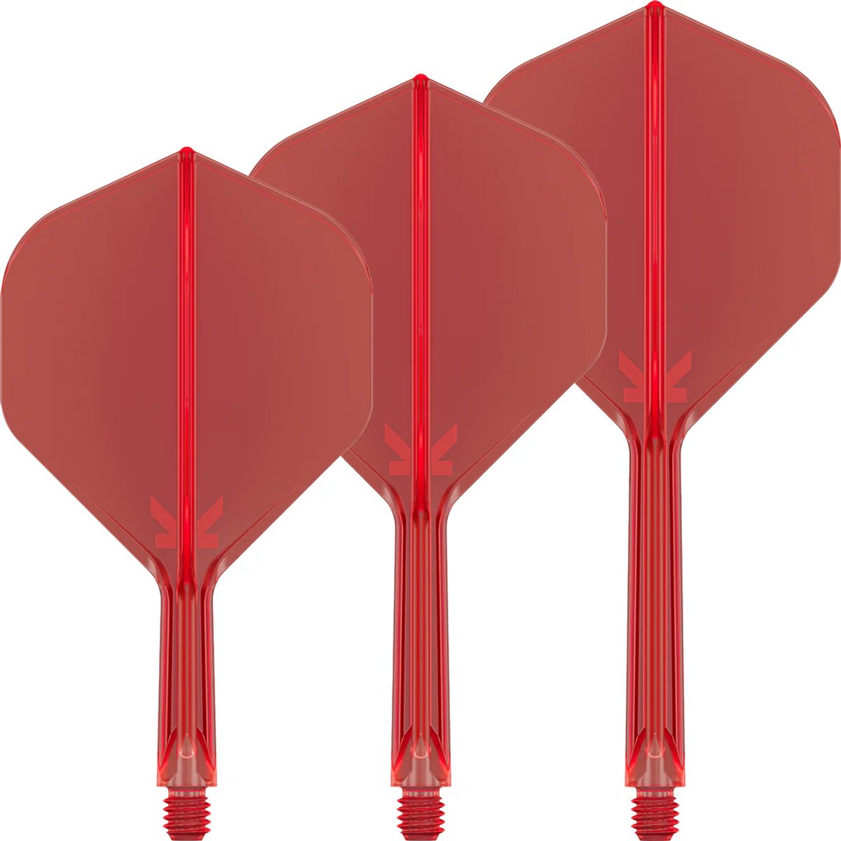 Target K-Flex Red NO2 - Dart Flights - Short
