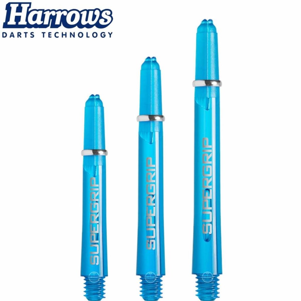 Harrows Supergrip Light Blue - Dart Shafts Inbetween