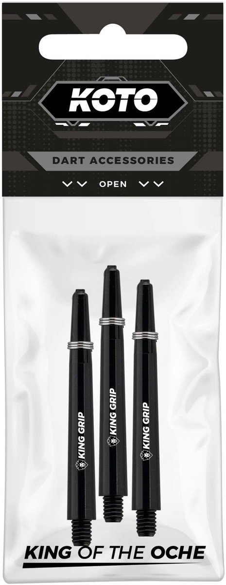 KOTO King Grip Black - Dart Shafts Short