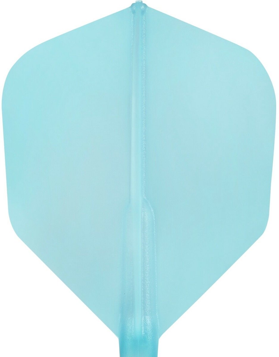 Cosmo Darts - Fit Flight Clear Blue Shape - Dart Flights