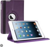 iPad Mini 3 hoesje Multi-stand Case 360 graden draaibare Beschermhoes paars