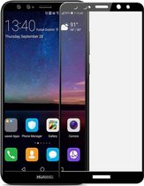 Huawei Mate 10 lite full cover Curved Edge ultra clear HD clarity tempered glass Zwart
