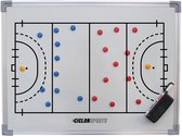 Hockey coachbord - Tactiekbord 45 x 60 cm - Magnetisch coach bord met draagtas en accessoires - Ciclón Sports