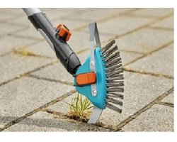 Gardena 3 in 1 voegenborstel met steel 130 cm