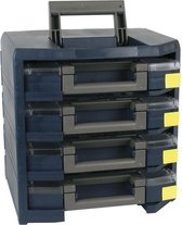 Raaco Assortimentsdoos - HandyBoxxser - Met 4 stuks Boxxser 55 Sorteerdozen - 305 x 347 x 342 mm - 137966
