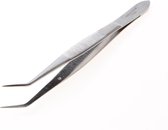 Adola Pincet spits gebogen roestvaststaal grijs 15cm 5436