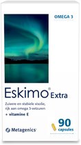 Bol.com Eskimo Extra - Omega 3 visolie supplement – 300 mg EPA & 200 mg DHA vetzuren per capsule - Goed opneembaar - Natuurlijke... aanbieding