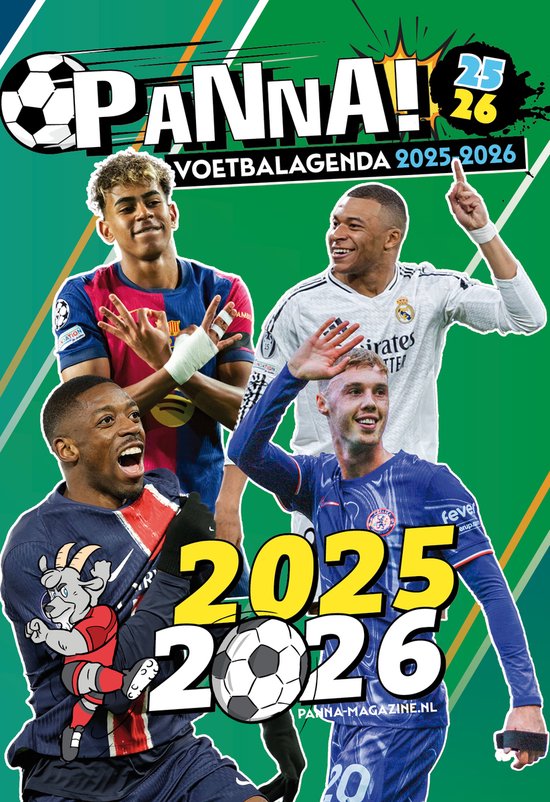 PANNA! Voetbalagenda 2025-2026 - Agenda - Voetbal - School
