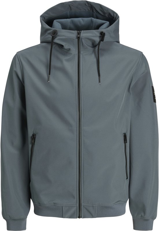 Jack & Jones Jas Jjebasic Softshell Hood Noos 12236300 Stormy Weather Mannen Maat - M