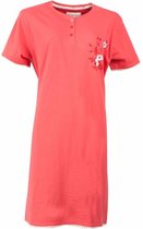 Tenderness Dames Nachthemd korte mouw Roze Maten: XL