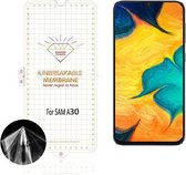 Ntech Samsung Galaxy A30 Diamond Film Folie Screenprotector Full-screen | Transparant/Clear