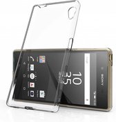 Sony Xperia M4 Aqua Ultra Thin Slim Crystal Clear soft Transparant Back Cover hoesje