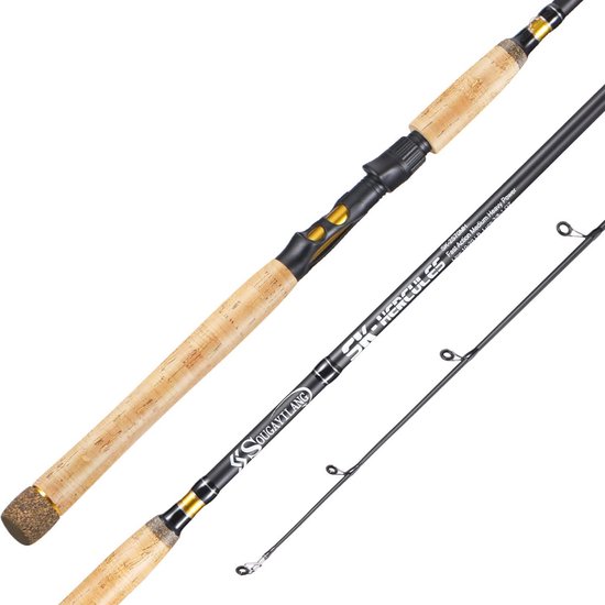 Inshore Zoutwater Hengels met AAA Kurk Handvatten en IM7 Toray Carbon Blanks - 7' — afbeelding 3