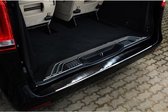 Avisa Zwart RVS Achterbumperprotector passend voor Mercedes Vito / V-Klasse 2014- 'Ribs'