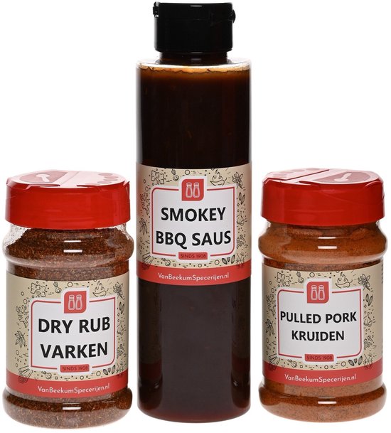 Van Beekum Specerijen Pulled Pork Pakket Stuk bol