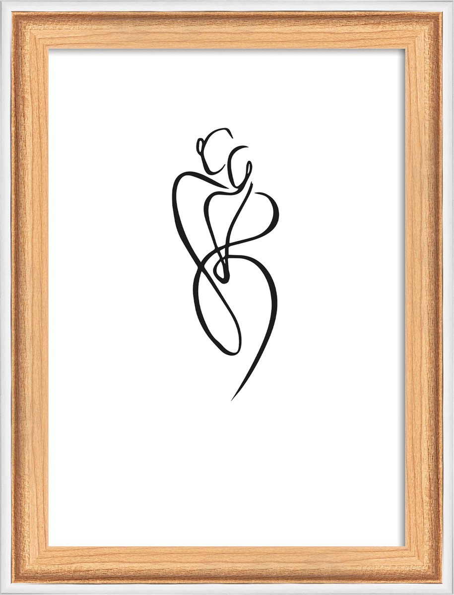 Walther Silhouette - Houten lijst - Fotoformaat 10x15 cm - Beuken