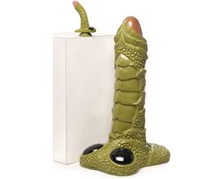 XR Brands - Reusachtig Geschubd Moerasmonster Dildo - Groen