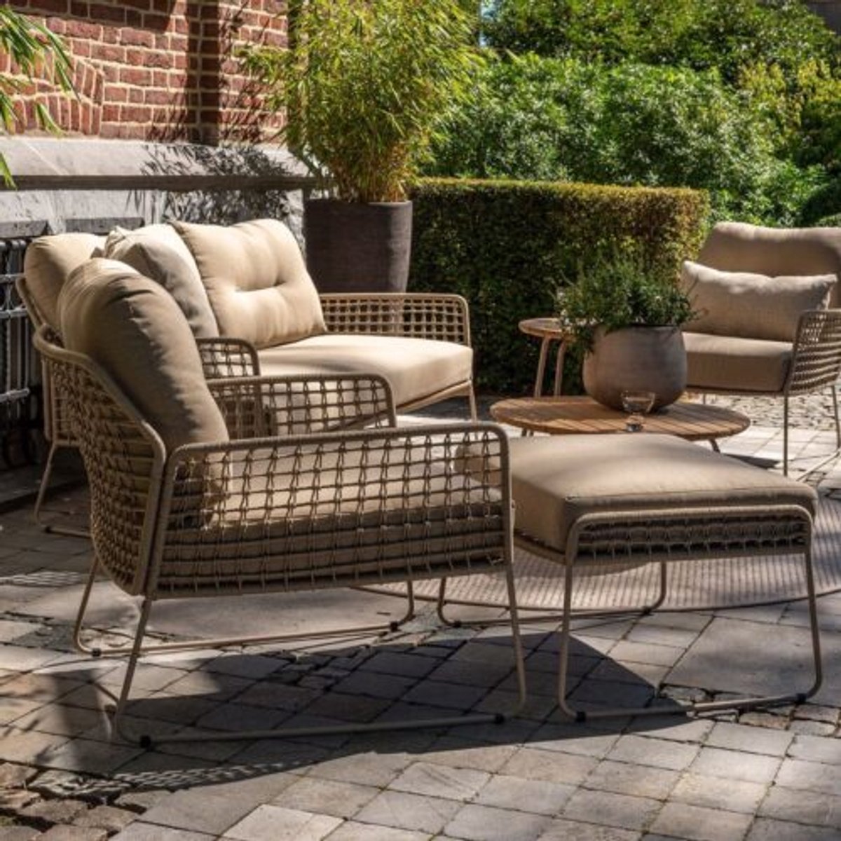 Taste by 4 Seasons Albano lounge chair - latte