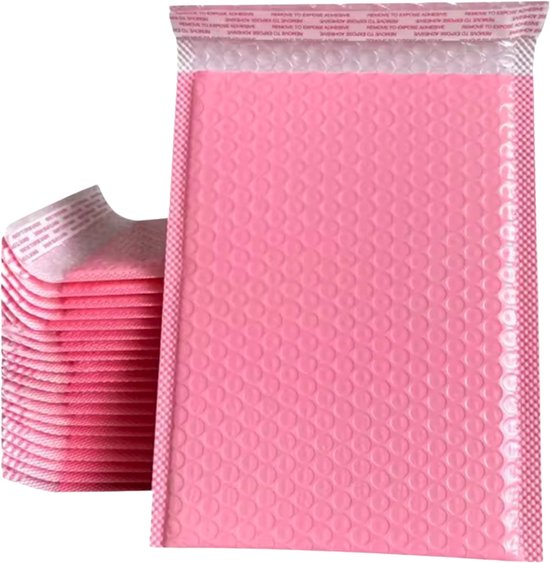 BRD® | Roze Bubbel Enveloppen A4 | 26 bij 32+4 cm | Luchtkussen envelop