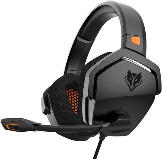 Casque de Gaming Intelectro - Découvrez le Gaming à un tout autre niveau ! - Suppression du bruit - Convient pour PS4/ Xbox 1/ PC/ Nintendo Switch - Zwart/ Oranje - Livraison plus rapide qu'indiqué !