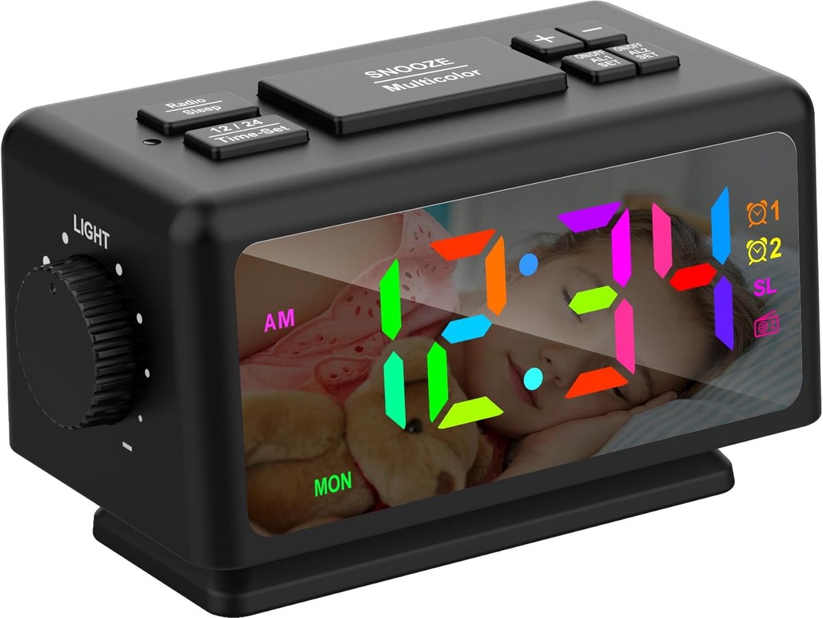 Klokradio Met Wekker - Digitale Wekker - Wekkerradio