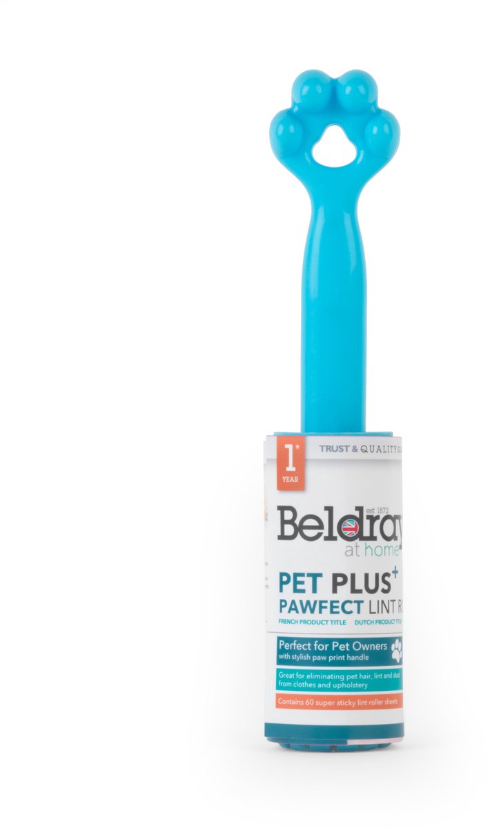 Beldray Pet Print Pluisroller - 60 Vellen - Verwijdert Haren van Stof