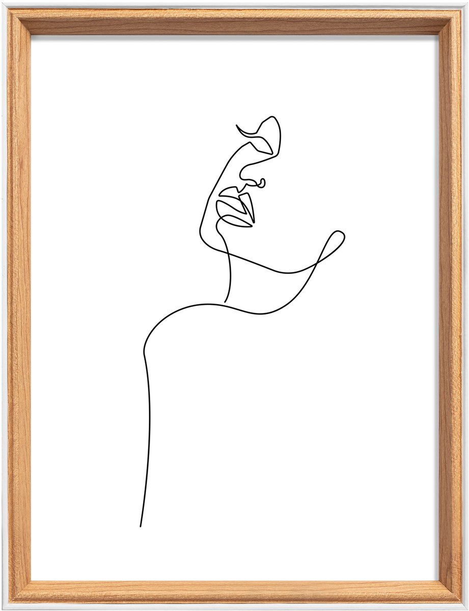 Walther Silhouette - Houten lijst - Fotoformaat 18x24 cm - Beuken
