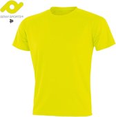 Senvi Sports Performance T-Shirt- Fluoriserend Geel - S - Unisex