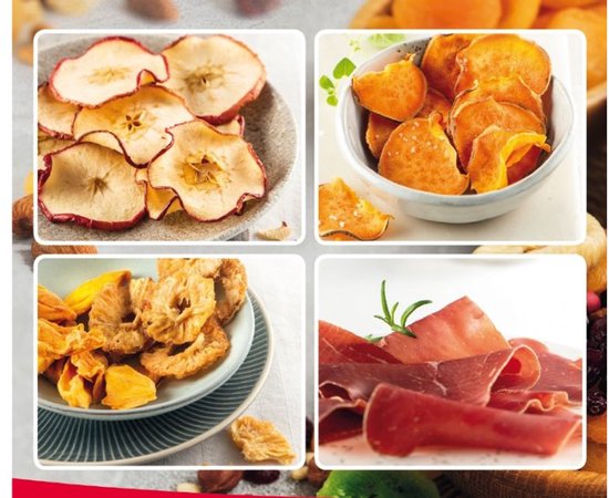 FRITEL Dehydrator DH 2025 - Droogapparaat / Voedseldroger / Droogoven - 5 Laags - 35°C tot 70°C - 250W - 2 Stapelwijzen - BPA-vrij - Groenten / Fruit / Kruiden / Vis / Vlees