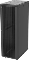 Alfaco 37U Serverkast - 19'' met stalen geperforeerde deuren, (BxDxH) 600x1000x1800mm
