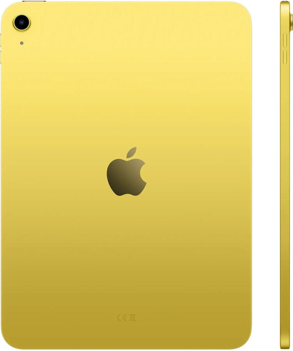 Apple iPad A16 (2025) - 11 inch - Wi-Fi - 128GB - Yellow - 11e generatie – foto 7