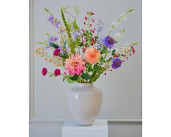 foto van Bloom of life - Zijden boeket - Lis- Voorjaarsboeket