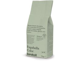 Kerakoll Fugabella Voegmiddel KK55 - Kleur 55 Groen - 3 kg Voegmortel voor Tegels & Natuursteen - Verkrijgbaar in 50 Kleuren - Greenbuild rating 4