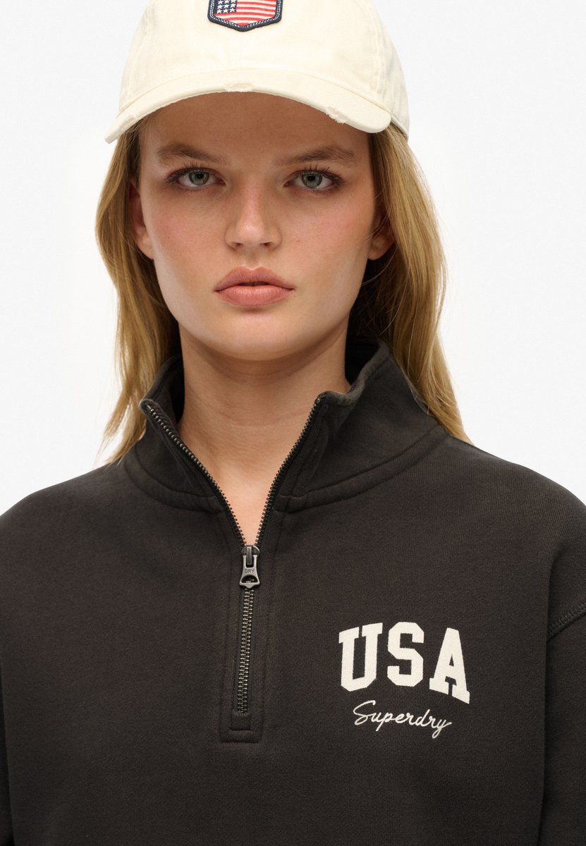 Superdry Athletic Essentials Sweater Dames Zwart