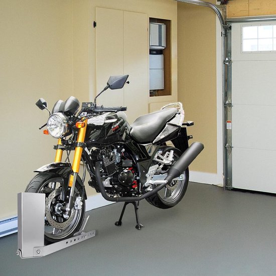 YRHome Laadhulp, rail, motorwip, motorstandaard, voorwielklem