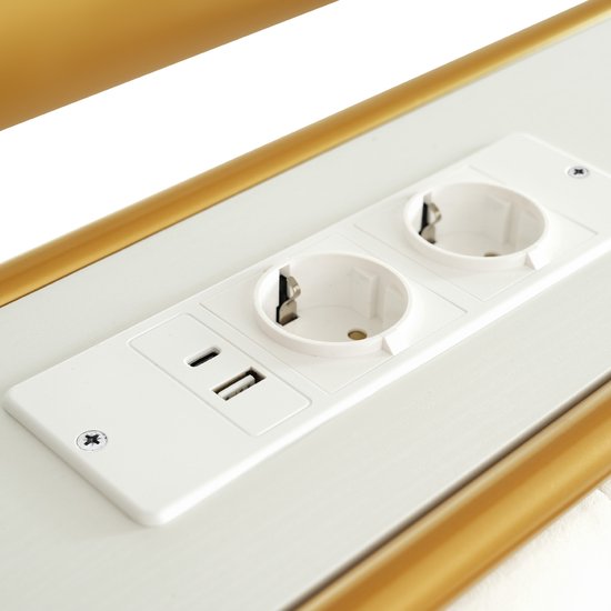 Polsterbett - Doppelbett - avec chargement USB Type C Fonction de chargement - APP-Control LED Bettgestell - Metallbett - 140x200 - Bettrahmen - 4 étagères - Samt - Sans Matras