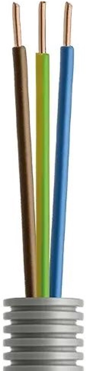 Flexpijp 16mm + VD 3 x 2,5mm² - 50 meter