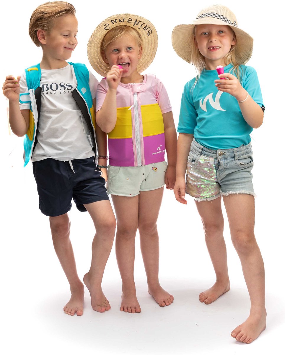 Watrflag swim suit Corsica Kids Petrol - zwemvest / drijfvest voor kinderen — afbeelding 3