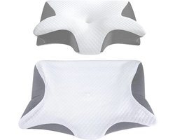 Anti snurk kussen - Voor iedere slaaphouding - 60x40 cm - Hoofdkussen - Apneu - Ergonomisch & orthopedisch - Memory foam - Alyze