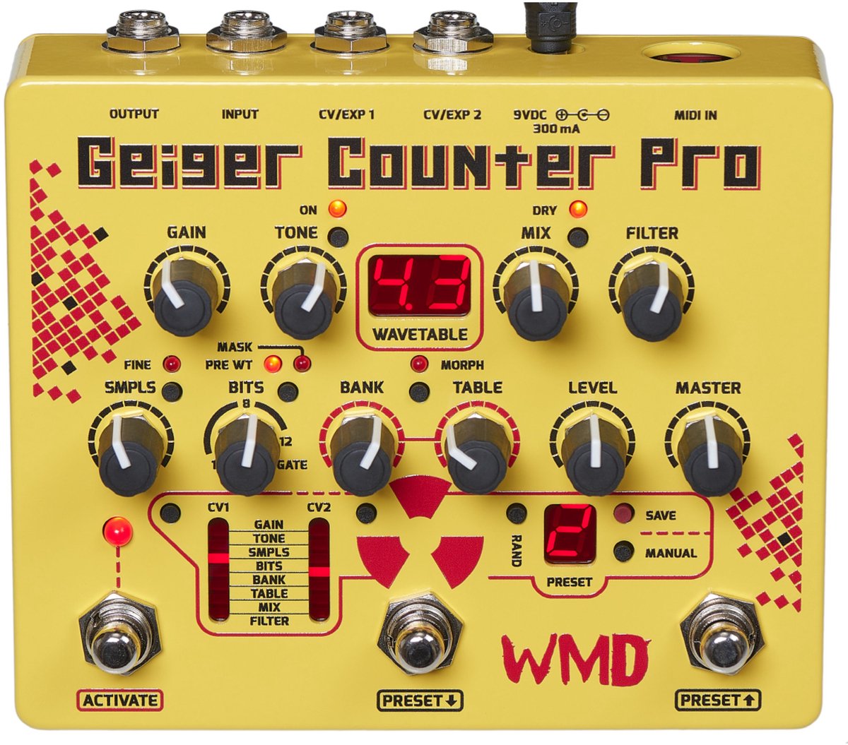 WMD Geiger Counter Pro - Analoog effect voor keyboards - Desktop